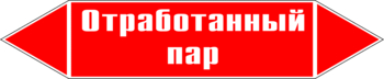 Маркировка трубопровода "отработанный пар" (p07, пленка, 507х105 мм)" - Маркировка трубопроводов - Маркировки трубопроводов "ПАР" - магазин "Охрана труда и Техника безопасности"